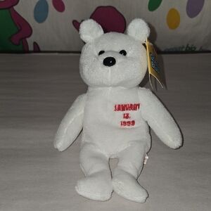 TY GOLD'n Bears 23 Michael Jordan 90s Beanie Baby Retirement New With Tags